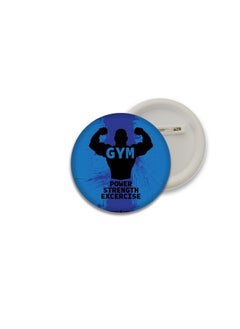 D2c D2C Attitude | Never give up Gym Inspiration Button Badges  - Image 2