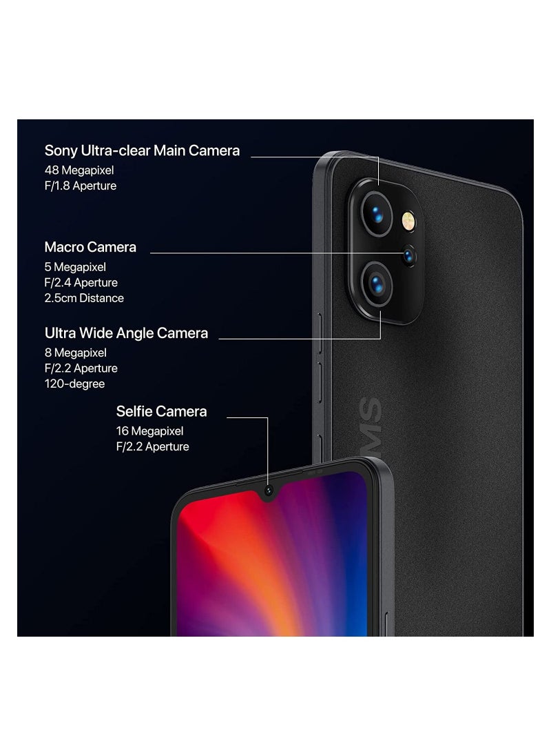 UMIDIGI A13 Pro NFC Smartphone, 6.7" HD Full Screen + 5150mAh Battery, AI Triple Camera, Dual Mics Noise-Cancellation, Unisoc T610 Processor Android Cell Phone with FM Radio (4GB+128GB)
