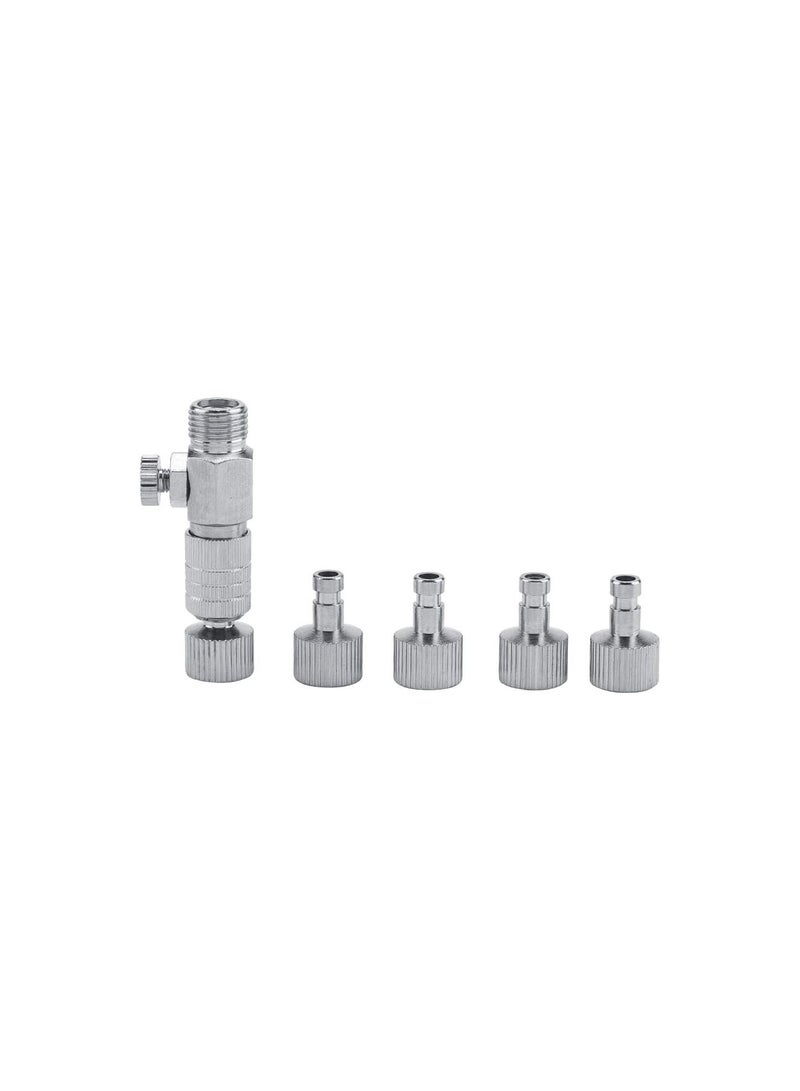 GGOOT Quick Connect Airbrush Hose Fittings, Airbrush Hose Quick Release, 1/8" Airbrush Quick Release Disconnect with 4 Fittings  - Image 1