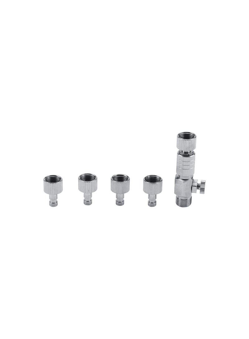 GGOOT Quick Connect Airbrush Hose Fittings, Airbrush Hose Quick Release, 1/8" Airbrush Quick Release Disconnect with 4 Fittings  - Image 2