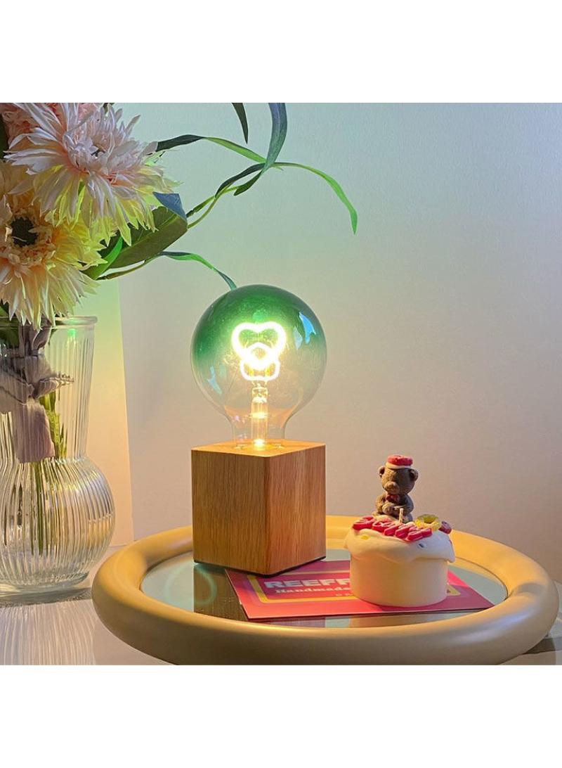 Living room bedroom ambient lighting desk lamp heart night lamp