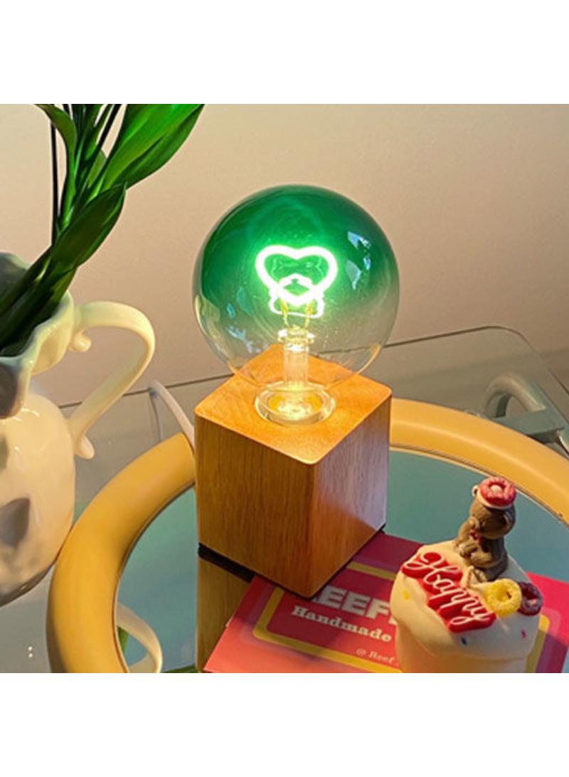 Living room bedroom ambient lighting desk lamp heart night lamp