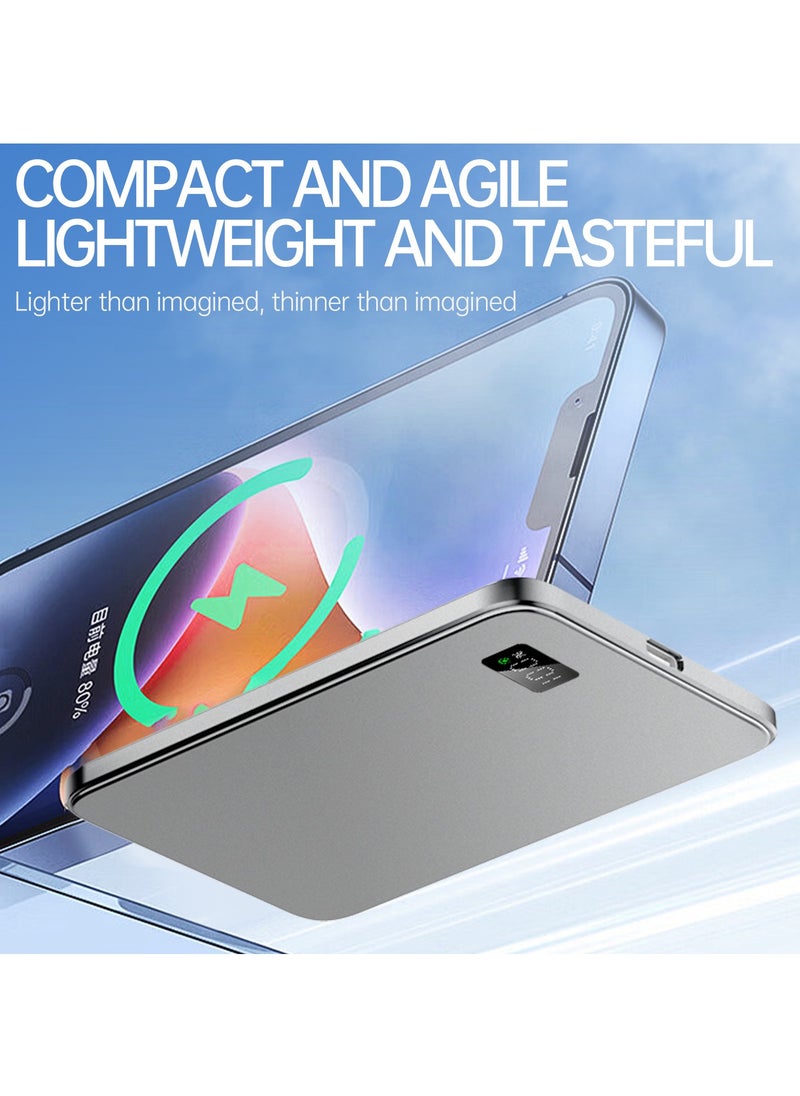 Ultra-Slim Magnetic Wireless Portable Power Bank with LCD Display 5000mAH,PD Fast Charging USB-C Battery Pack Compatible with Magsafe - pzsku/ZA2B8B573792A8FE74FE3Z/45/_/1721633350/cb0669f1-6b82-4cc4-9017-50ee73cb0bb7