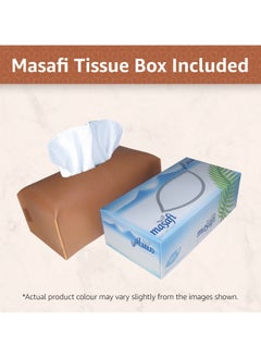 LeArt Leather Tissue Box Cover – Home Decorations for Living Room, Bedroom and Office | Car Tissue Holder | Tissue Holder | Tissue Box Holder for Car | Tissue Box Cover for Car (Caramel)  - Image 4