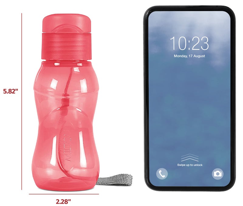 Milton MILTON 16 pack 6 oz Kids Water Bottle for School Leak Free Flip Lid- Portable Small Sports Water Bottle for Adults Carry Strap Party Favors for Kids Treats Prizes Gifts Goodie Bag Stuffers Bulk Pack - Image 3