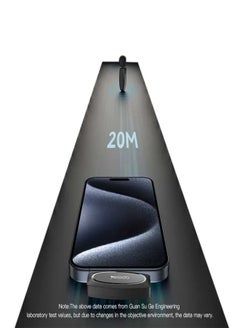 Yesido Dual Wireless Microphone, Lightning Connector, Yesido KR14 Black  - Image 3