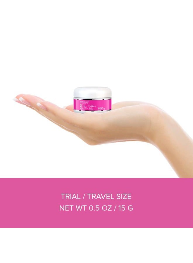 Dermedicine All In One Super Anti-Aging Cream for Face with Retinol, Vitamin C, Stem Cells, Vitamin E, CoQ10, Collagen, Hyaluronic Acid, DMAE, Peptides, Niacinamide Trial Size - Image 4