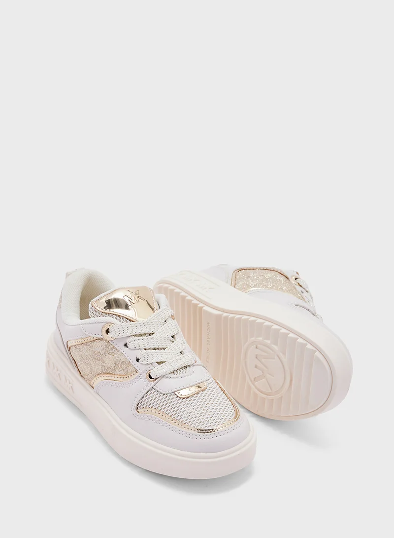 مايكل كورس Kids Masters Court Bear Ps Low Top Sneakers