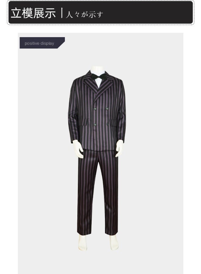 The Adams Family's Gomez Adams Father's Cosplay Costume - Image 2