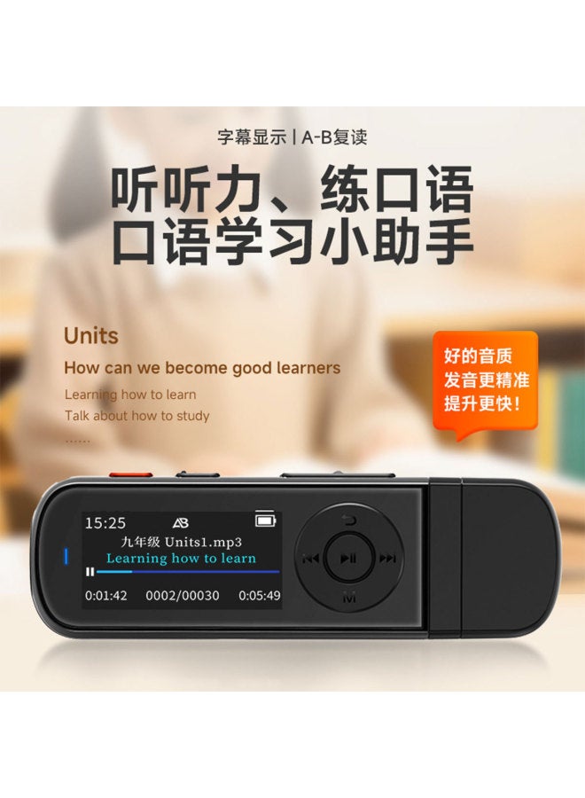 aigo Usb Flash Drive Mp3 Voice Recorder, Dedicated Student Music Player With Bluetooth Playback - Image 4