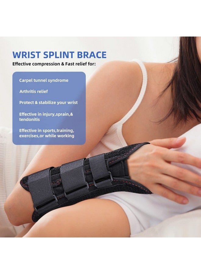 بيوينتي دعامة معصم النفق الرسغي للرجال والنساء، دعامة معصم ضاغطة قابلة للتعديل لليدين اليمنى واليسرى لألم المعصم والتهاب الأوتار والتهاب المفاصل والبخاخات - Image 4