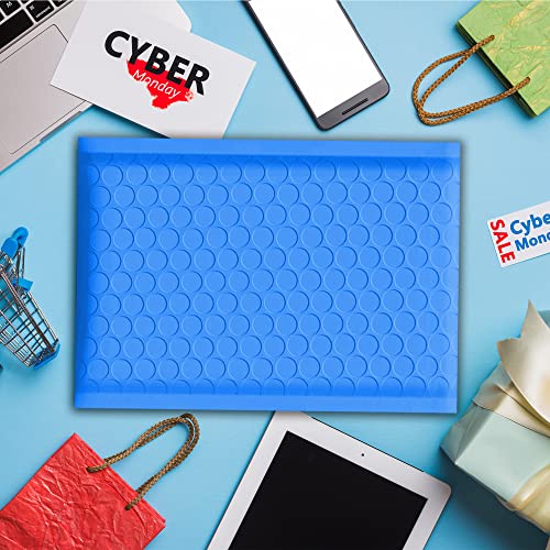 Yens Poly Bubble Mailers 4x8 50 Pack Blue Waterproof Self Seal Adhesive Shipping Bags, Cushioning Padded Envelopes for Shipping, Mailing, Packaging Usable 4x7 - Image 5