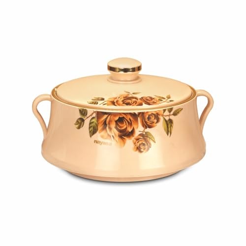 Nayasa Lorenzo 2000 ml Insulated Inner Stainless Steel Casserole - Beige - Image 1