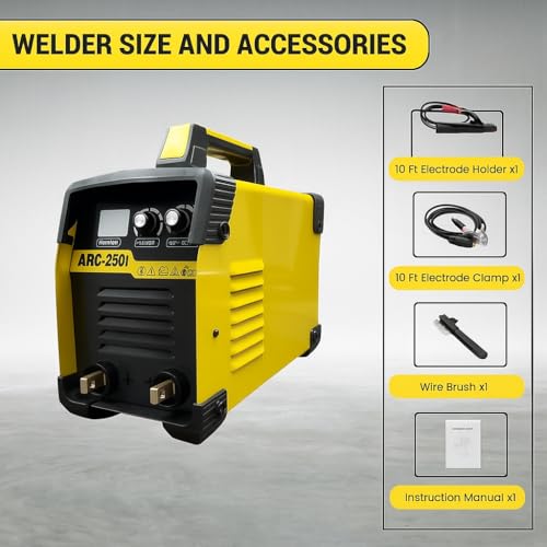 AEGON MMA250 Portable ARC Welding Machine | 250A IGBT Inverter Stick Welder with Digital Display, Hot Start, Anti-Stick - Image 5