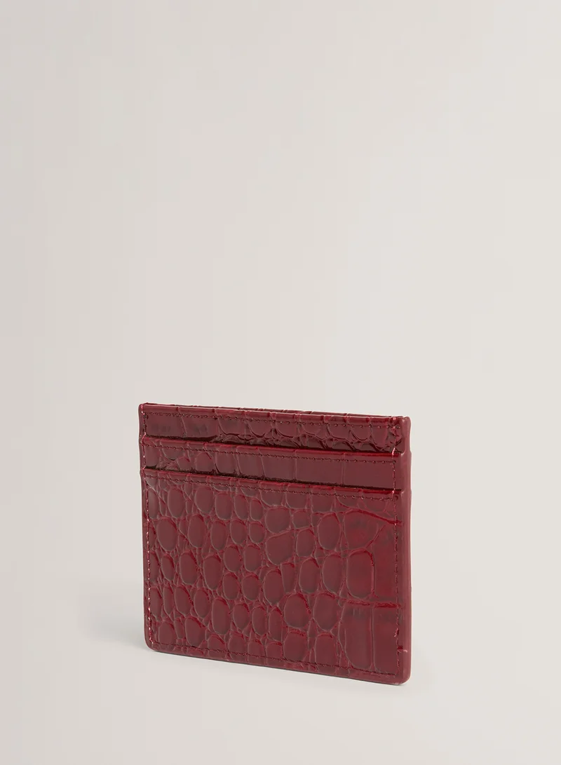 تيد بيكر Varenya Croc Effect Card Holder