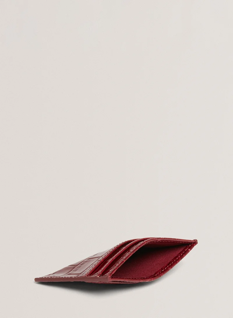 تيد بيكر Varenya Croc Effect Card Holder