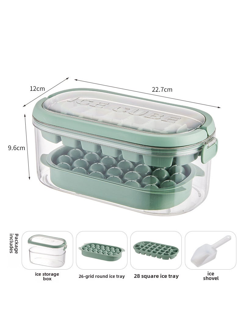 Generic - DIY Popsicle Molds Ice Cream Maker Green Ice Box - Image 1