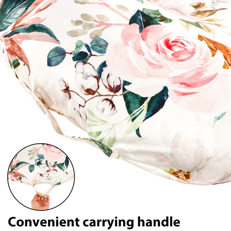 DILIMI Newborn Lounger Cover Removable Cover Ultra Soft Comfortable Lounger Slipcover Removable Cover for Infant Lounger Pillow, (Lounger not Included) - Image 2