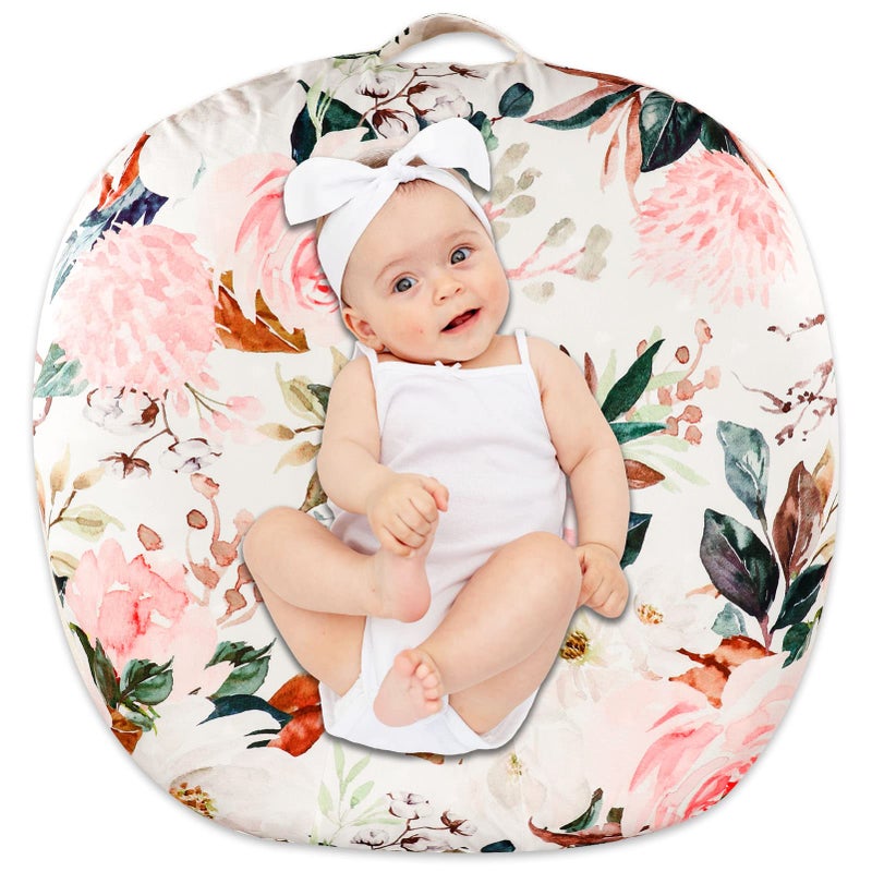 DILIMI Newborn Lounger Cover Removable Cover Ultra Soft Comfortable Lounger Slipcover Removable Cover for Infant Lounger Pillow, (Lounger not Included) - Image 1