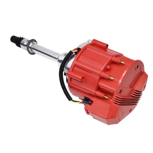 A-Team Performance - Marine HEI Electronic Distributor 65K Coil - Compatible with 350 454 V8 Mercruiser OMC 5.0 5.7 7.4 (Red Super Cap) - Image 2