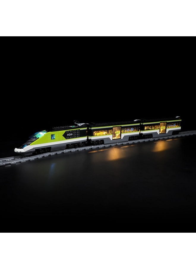 BRIKSMAX - Led Lighting Kit For Lego60337 Express Passenger Train Compatible With Lego City Building Blocks Model Not Include The Lego Set - Image 1
