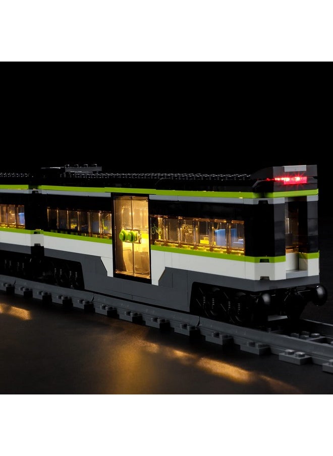 BRIKSMAX - Led Lighting Kit For Lego60337 Express Passenger Train Compatible With Lego City Building Blocks Model Not Include The Lego Set - Image 1