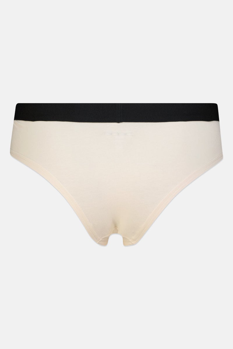 bebe Women 3 Pcs Brand Logo Cheeky Panties, Multicolor - Image 4