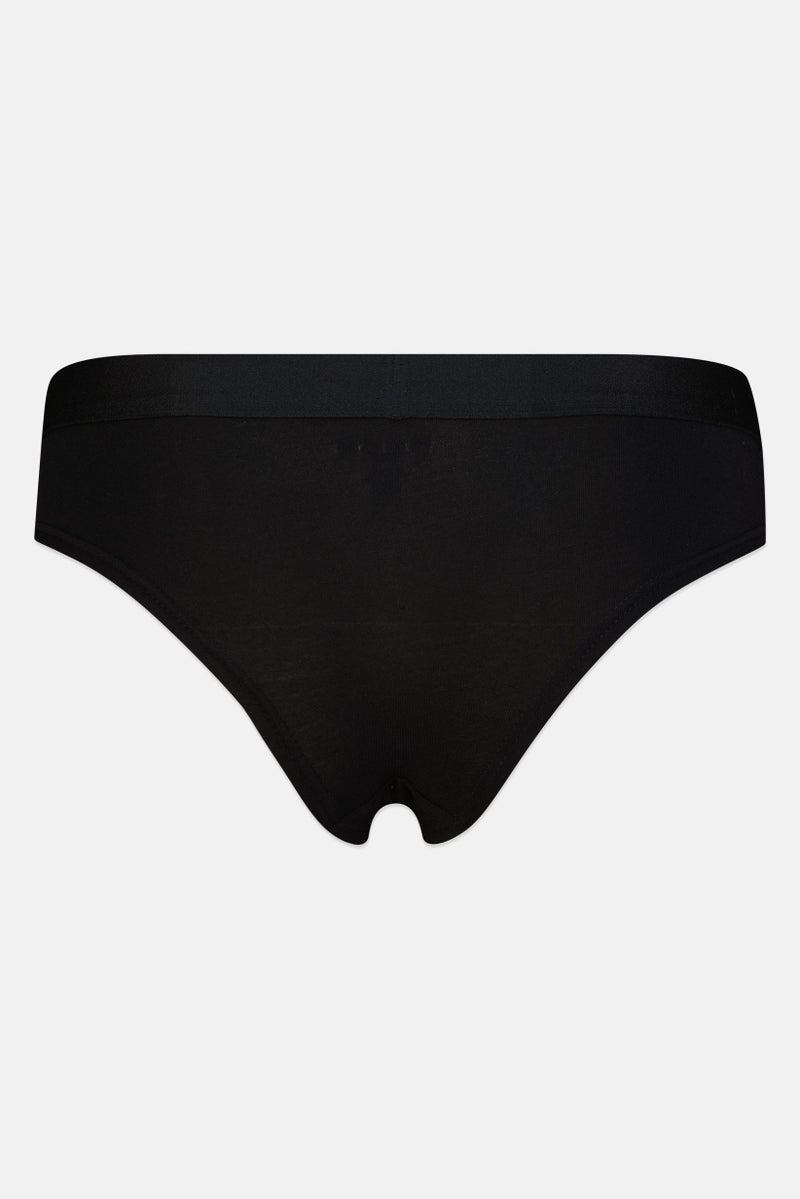 bebe Women 3 Pcs Brand Logo Cheeky Panties, Multicolor - Image 5