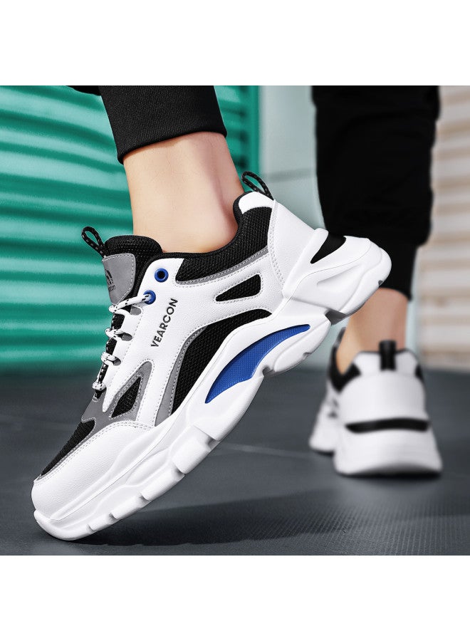 YEARCON أحذية رجالية خريف 2025 أحذية رياضية كاجوال جديدة للرجال، أحذية آباء بسماكة عالية للرجال مع زيادة في الطول - Image 3