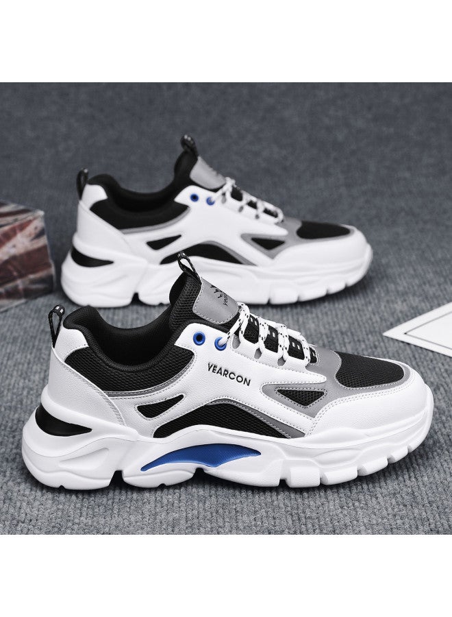 YEARCON أحذية رجالية خريف 2025 أحذية رياضية كاجوال جديدة للرجال، أحذية آباء بسماكة عالية للرجال مع زيادة في الطول - Image 2