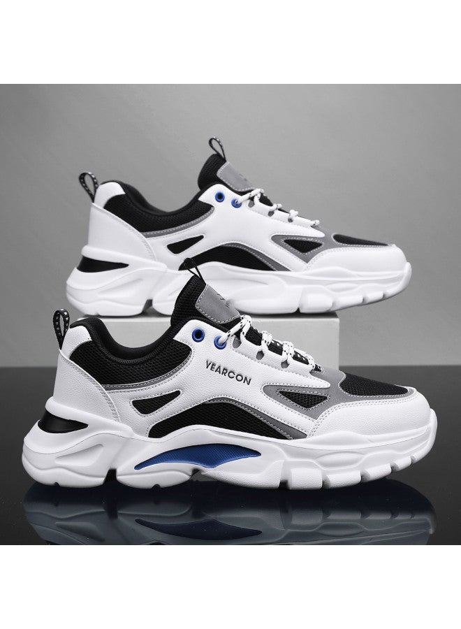 YEARCON أحذية رجالية خريف 2025 أحذية رياضية كاجوال جديدة للرجال، أحذية آباء بسماكة عالية للرجال مع زيادة في الطول - Image 4