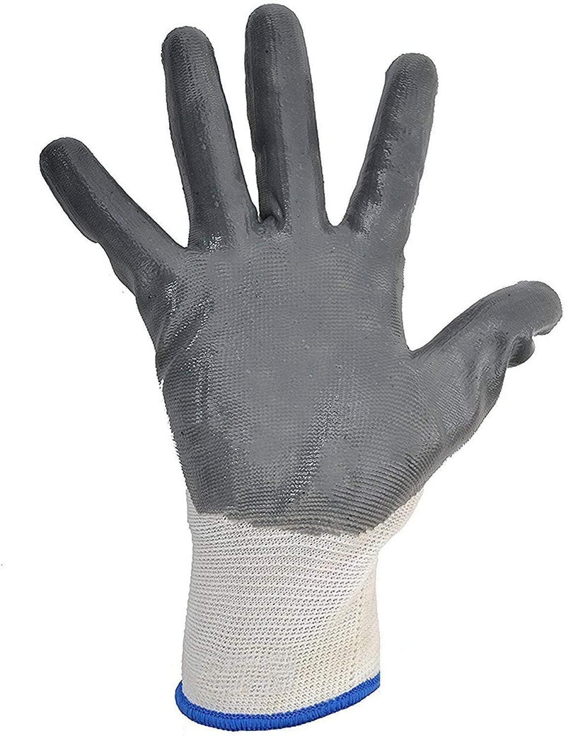 SMRITY Nylon Safety Hand Gloves ,Anti Cut ,Cut Rasistance ,Industrial ,Agriculture ,Hand Glove (Pack Of 48+7 FREE) - Image 3