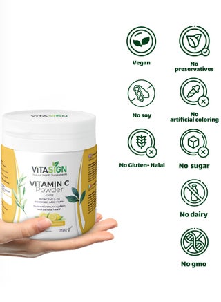 Premium Vitamin C Powder 250g – Pure L-(+)-Ascorbic Acid, Immune & General Health Support - view 5
