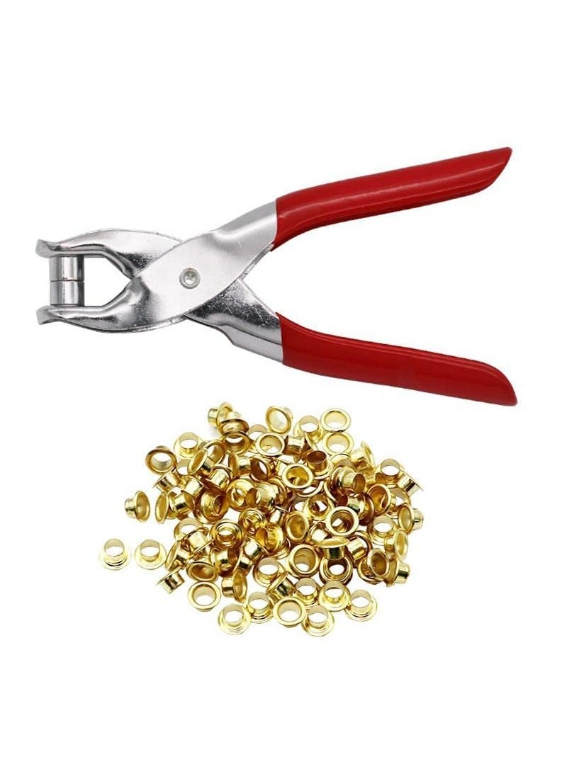 HELLARO HELLARO Eyelet Hole Puncher Leather Belt Hole Punch Plier Sewing Machine Shoes Bag Watchband Strap Tool Household  - Image 1