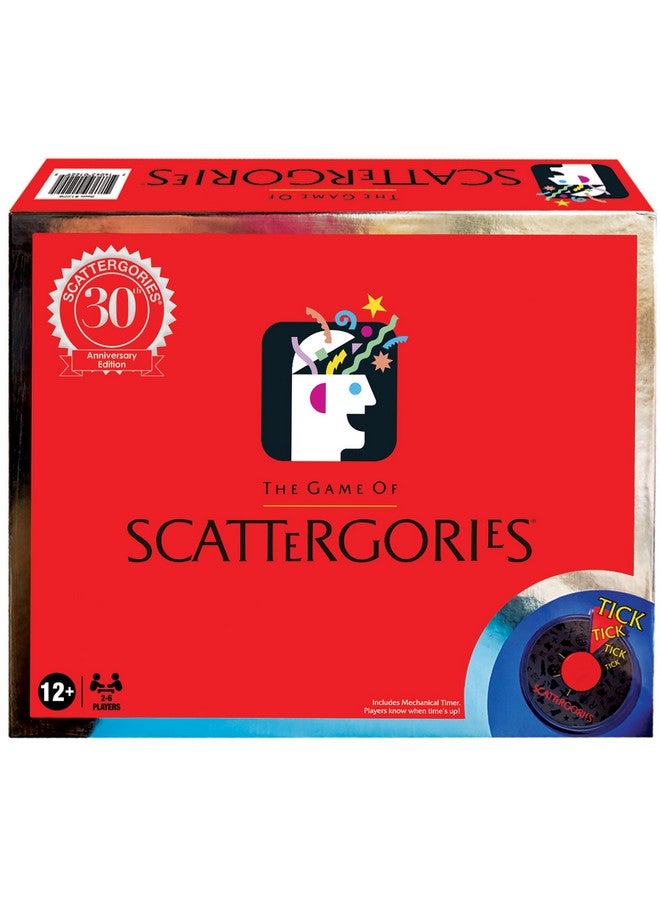 Winning Moves Scattergories 30th Anniversary Edition with Electronic Timer by Winning Moves Games USA, Timeless Family Game Enjoyed by Millions for ages 12 and up, 2-6 Players (1229) - Image 1