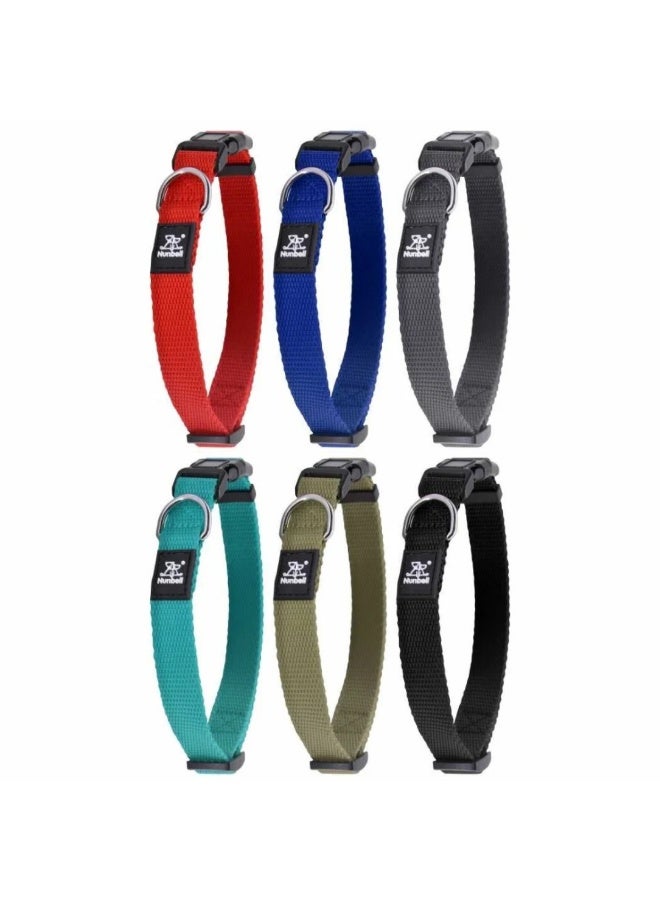 Nunbell Pet Collar with Bell, XS-S Size 1.2x22-35cm, Available in Multiple Colors, Adjustable Dog Neck Band.