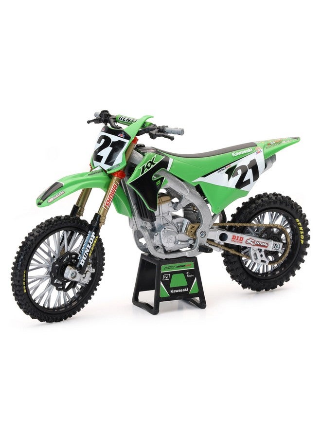 New-Ray Toys Kawasaki Race Team Bike Replica Jason Anderson, 1:12 Scale, Kids, Gifts, Birthdays