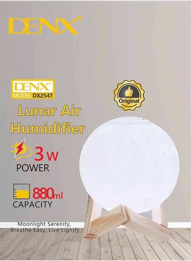 Denx 3D Moon Air Humidifier, Aromatherapy Machine - Image 4