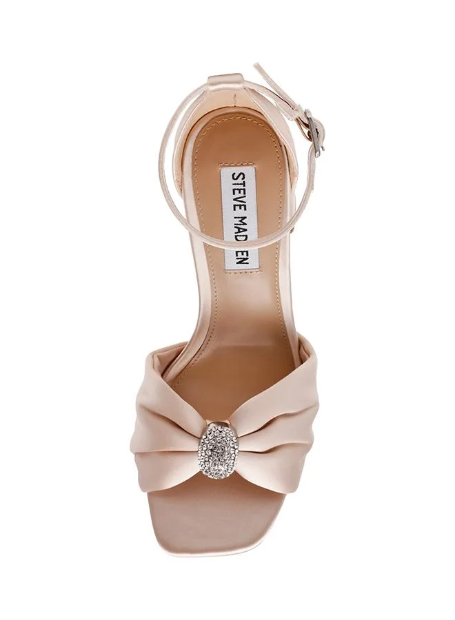 Steve Madden  Meladi Champagne Women's Heeled Sandals for Women | Best Price UAE