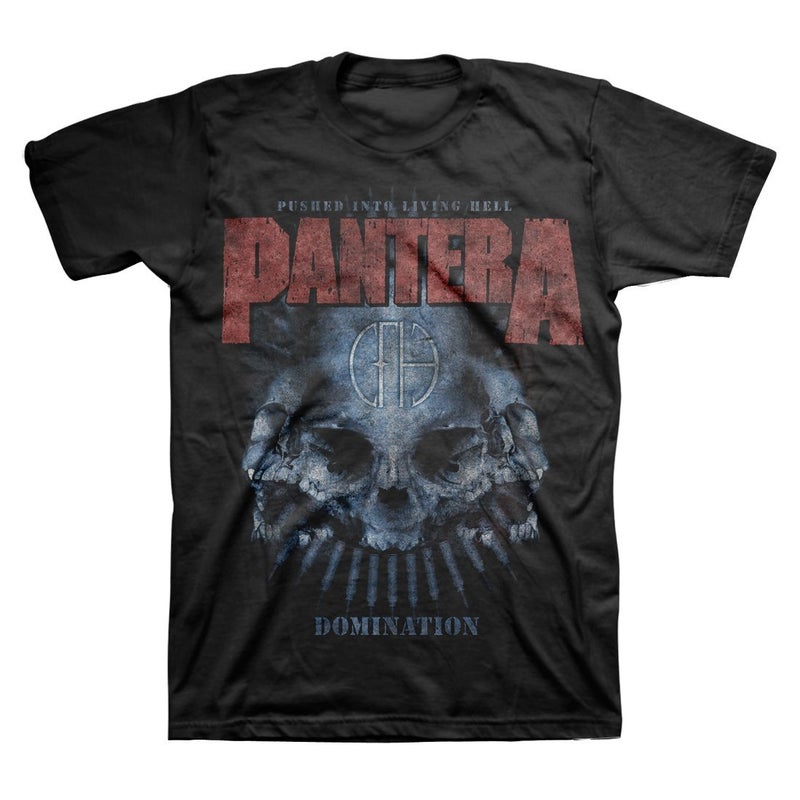 Pantera Men's Domination Distressed T-Shirt Medium | Officially Licensed Merchandise Black - Image 5