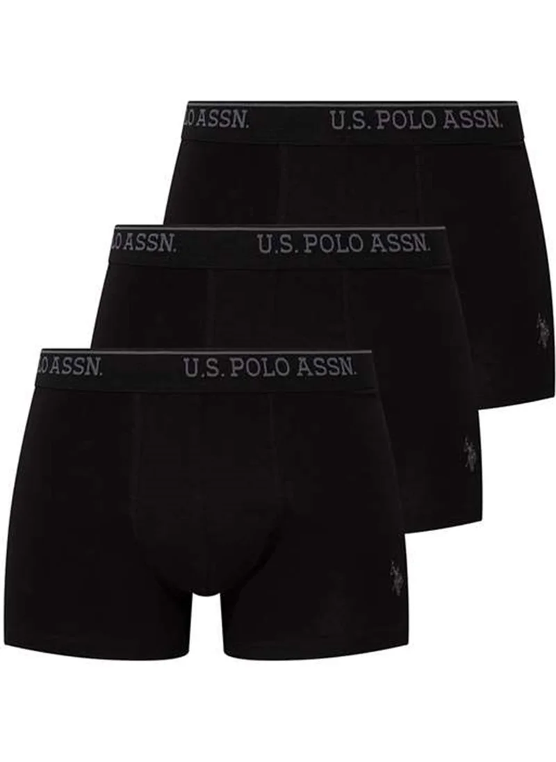 U.S. Polo Assn. BASE. Polo Assn. 80097 Men's 3-pack Boxer - Black