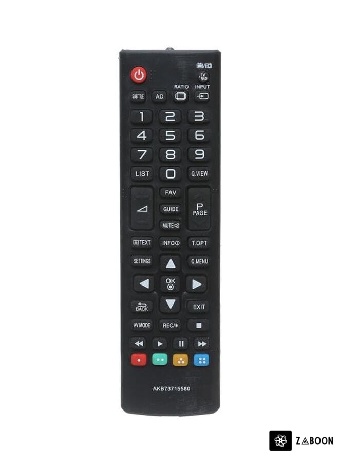 Zaboon Remote Control For LG TV Black