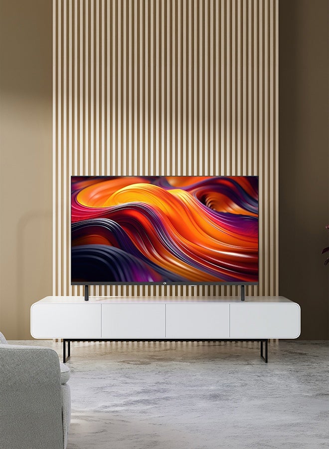 إيتيل تلفزيون ذكي QLED مقاس 32 بوصة مع مثبت جدار| دقة HD ‏1366 × 768 | نظام أندرويد TV مع Wi-Fi وDLNA | معالج رباعي النواة | قدرة سماعات 20 واط | منفذا HDMI عدد 2 ومنفذا USB عدد 2 | يدعم Netflix وYouTube وPrime Video | معدل تحديث 60 هرتز | موديل سنة 2025 L3260KN اسود - Image 3