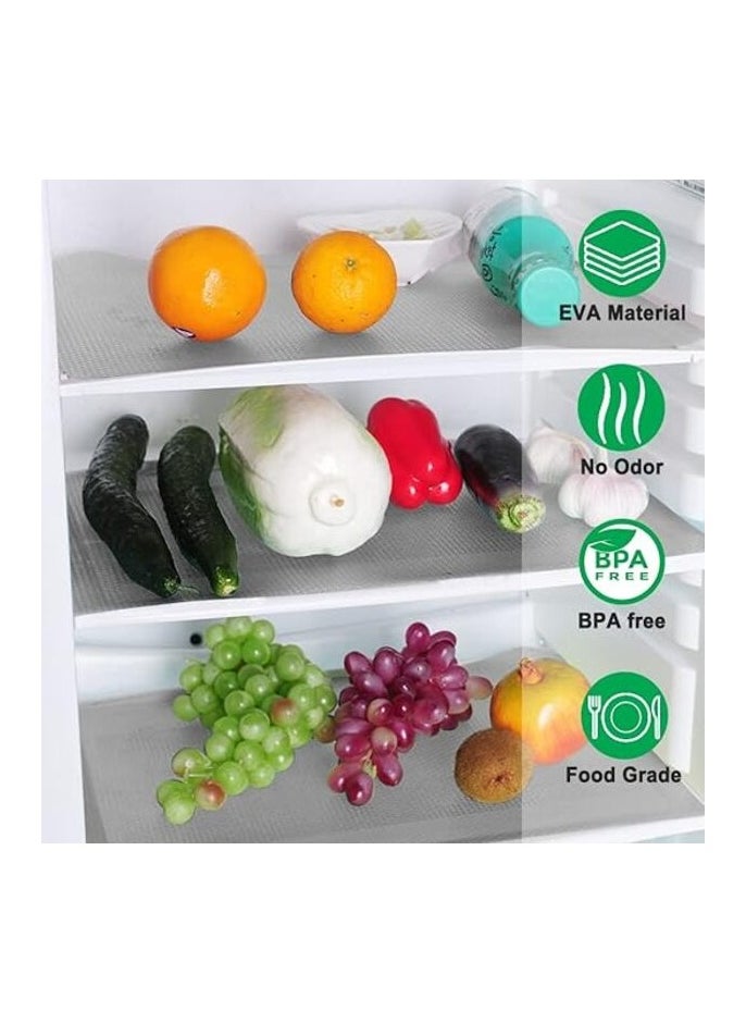MahMir Non-Slip Shelf Liner for Kitchen 2Rolls(150 x 45cm) EVA Food Grade, on-Adhesive Drawer Mats Liner, Original Smooth Liner, Durable Strong Grip, Stain Proof Shelf for Drawer (Transparent Black)  - Image 5