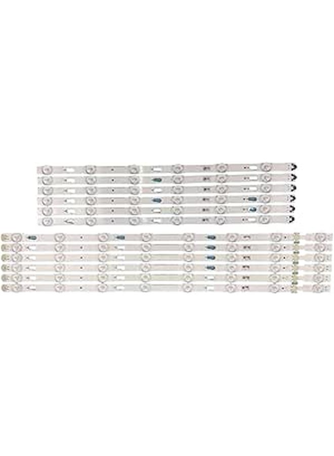 شريط إضاءة خلفية LED لتلفزيون سامسونج، 12 قطعة لموديلات 55 بوصة KU6000 MU6175 JU6400 - Image 1