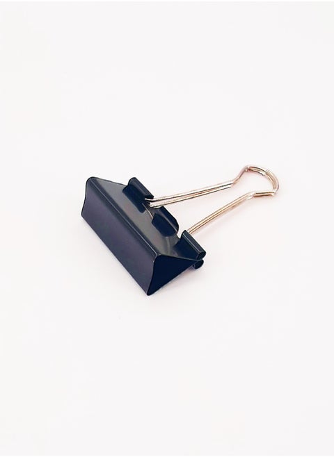 41 Mm Binder Clips Set of 12 Pcs, Black