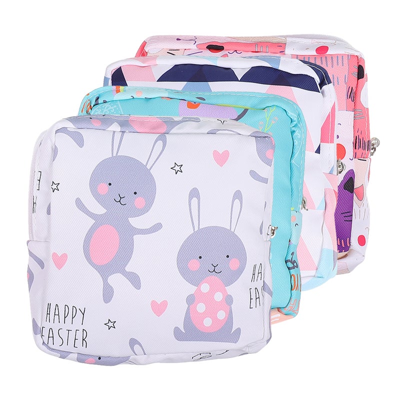 8 Pcs Napkin Storage Bags Tampon Bags Pad Organizers (Assorted Color) - Image 2