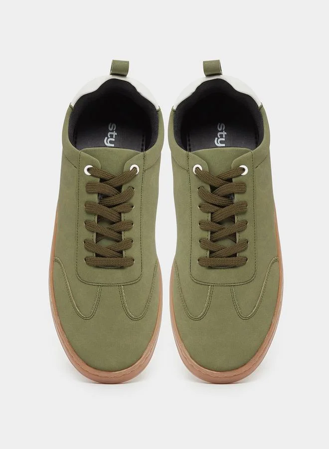 Styli Styli Uptown Suede Low Ankle Sneakers