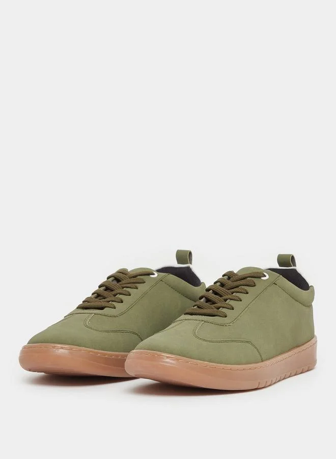ستايلي Styli Uptown Suede Low Ankle Sneakers