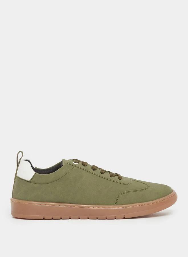ستايلي Styli Uptown Suede Low Ankle Sneakers